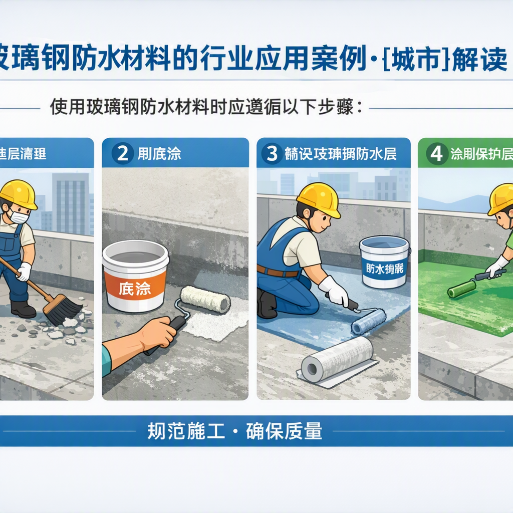 玻璃钢防水材料的行业应用案例,泉州解读