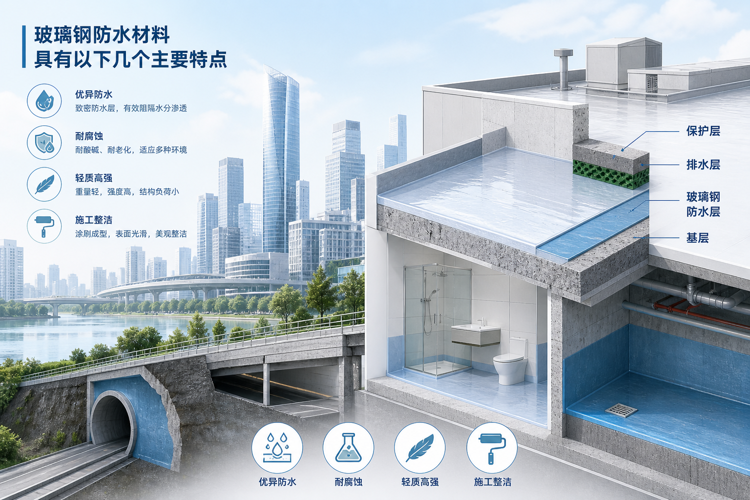 2023年玻璃钢防水材料市场趋势分析,关注 泉州 发展